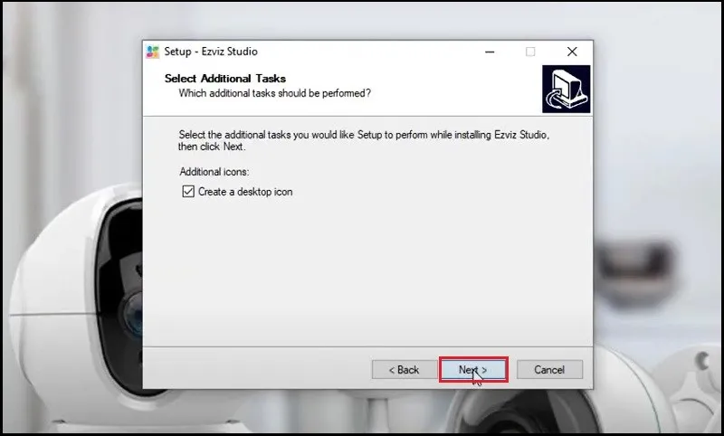 Tiếp tục nhấn Next