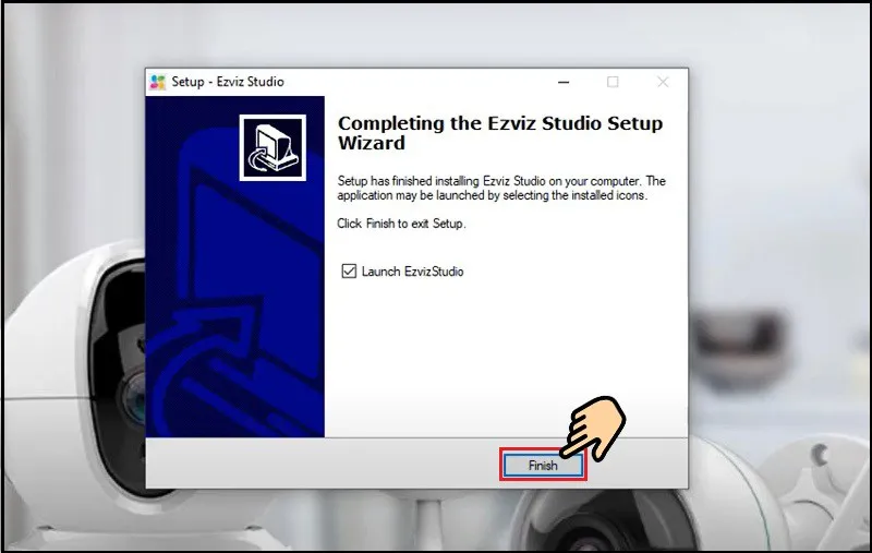 Chọn Finish để kết thúc quá trình