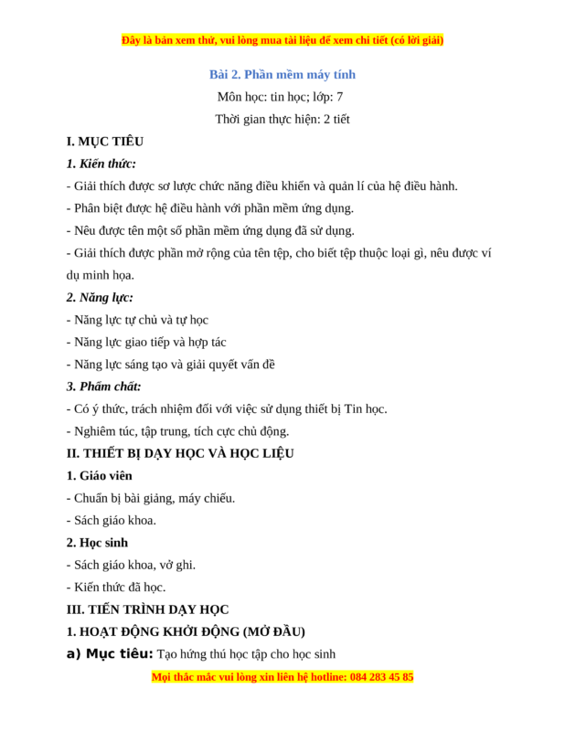 Tin Học Lớp 7 Bài 2: Phần Mềm Máy Tính – Hướng Dẫn Chi Tiết Theo Sách Kết Nối Tri Thức