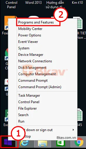 Tùy chọn tải driver trực tuyến hoặc từ thư mục máy tính
