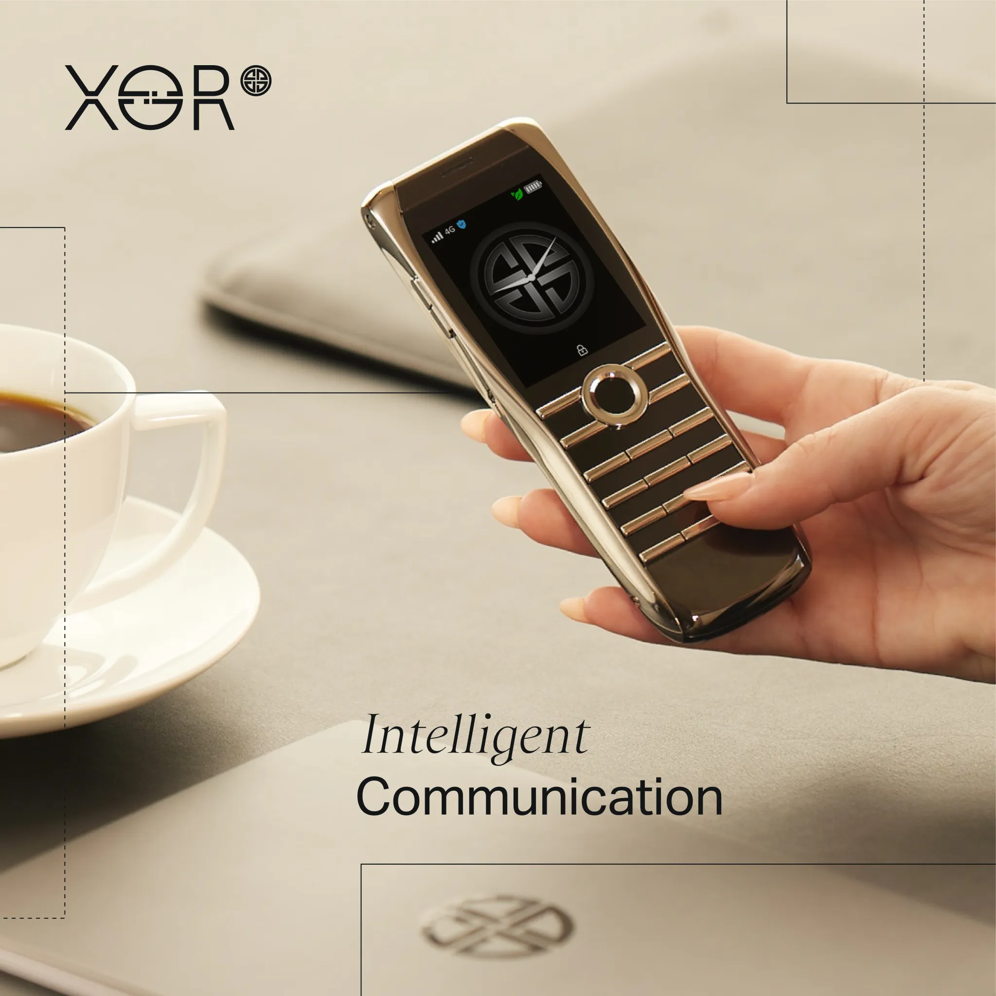 XOR Titanium X2 Classic sử dụng vật liệu Titanium cấp độ 5 để bảo vệ linh kiện bảo mật bên trong