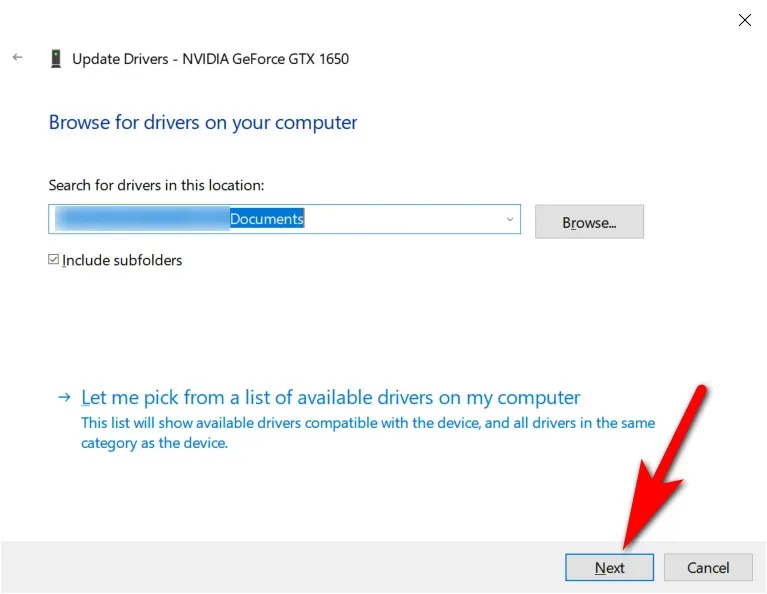 Thông báo driver đã được cập nhật phiên bản mới nhất