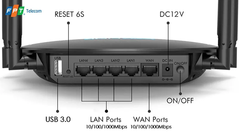 Chọn cổng LAN hay cổng WAN phụ thuộc vào nhu cầu sử dụng của bạn
