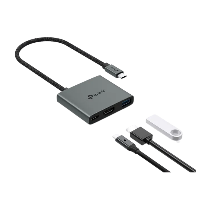 Thiết kế nhỏ gọn của Hub TP-Link UH3020C tích hợp các cổng kết nối quan trọng nhất