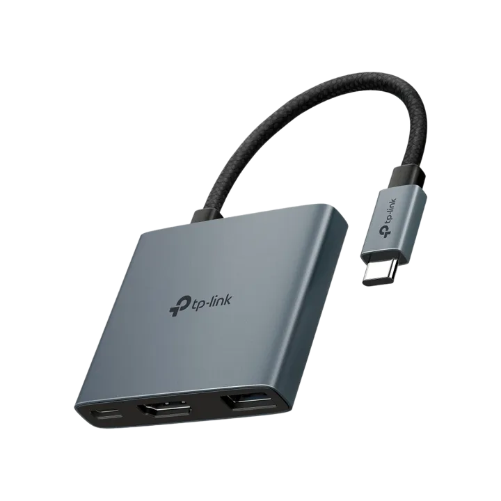 Bộ chia USB Type-C ra 3 cổng TP-Link UH3020C hỗ trợ đầu ra HDMI 4K và Power Delivery 100W