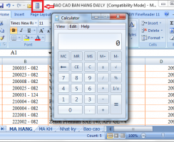 Thêm Calculator vào thanh công cụ Quick Access trong Excel