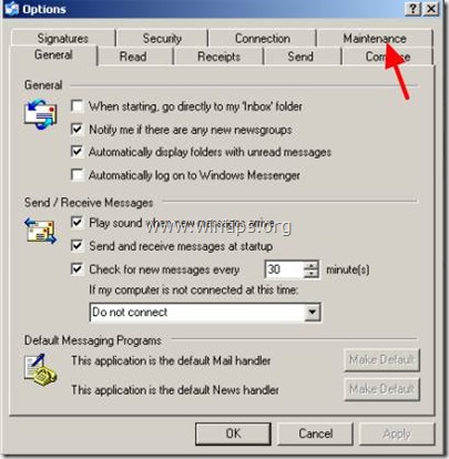 fix lỗi vượt quá 2GB của outlook express