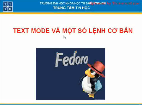 Video hướng dẫn tìm hiểu Text mode và một số lệnh căn bản của fedora - Lab Fedora phần 1