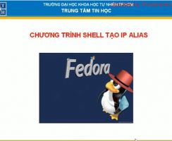 Chương trình Shell tạo IP Alias – Lab Fedora core phần 1