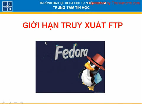 Giới hạn truy cập FTP - Lab Fedora phần 2