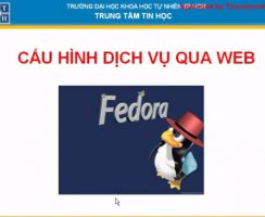 Cấu hình dịch vụ trên Fedora qua web bằng webmin – Lab Fedora phần 2