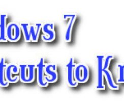 Tổng hợp các phím tắt trên Windows 7
