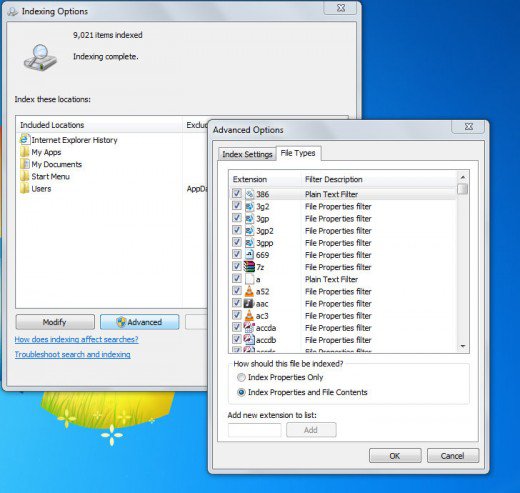 Sửa lỗi không tìm thấy kết quả trên window 7 - Fix Windows 7 Search Not Working