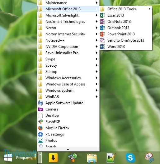 Tự tạo Start Menu Windows 8 bằng Toolbars 5