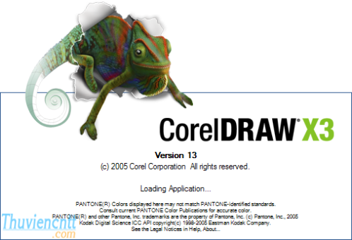 Phần mềm Core draw 13 Portable