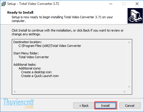 Hướng dẫn cài đặt Total video convert 3.71 full key 7
