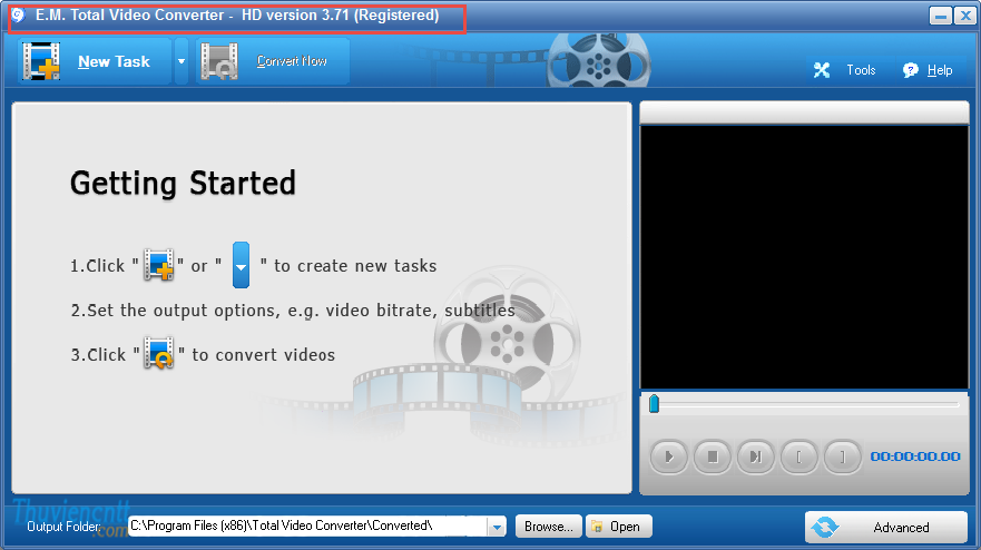 Hướng dẫn cài đặt Total video convert 3.71 full key 11