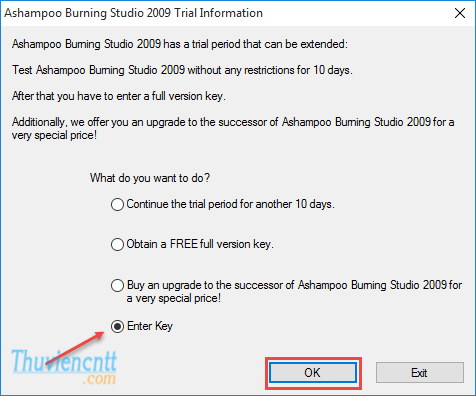 Download phần mềm ghi đĩa Ashampoo burning studio 2009 full key 11