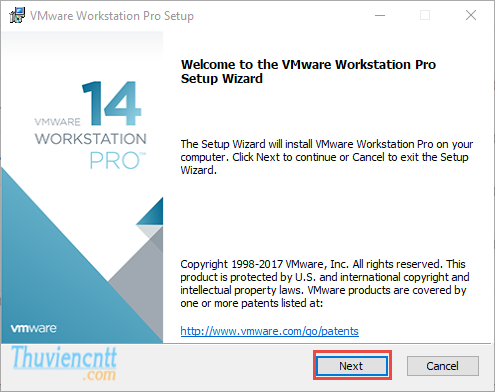 Download Vmware workstation 14 full key - Hướng dẫn cài đặt Vmware 14 full key 1