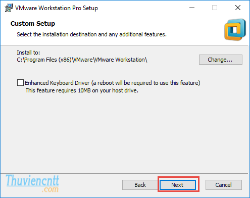 Download Vmware workstation 14 full key - Hướng dẫn cài đặt Vmware 14 full key 3