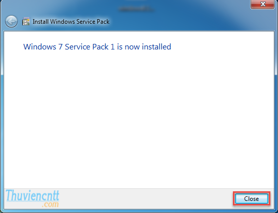 Download Windows 7 Service Pack 1 (SP1) - Cài đặt SP1 windows 7 32 bit 4