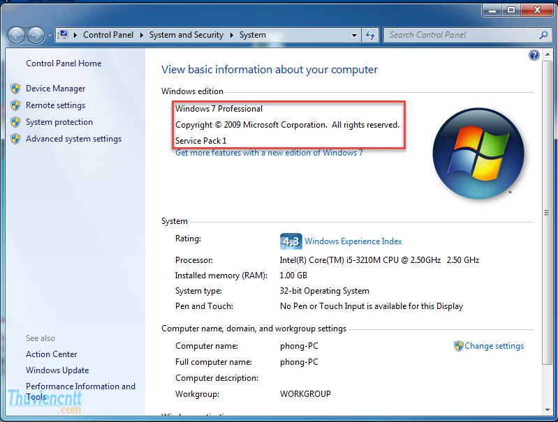 Download Windows 7 Service Pack 1 (SP1) - Cài đặt SP1 windows 7 32 bit 5