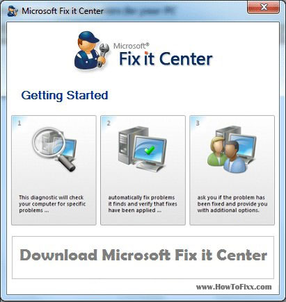 Download Microsoft Fix it tool - Công cụ sửa lỗi windows
