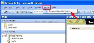 ODIR - Outlook Duplicate Items Remover