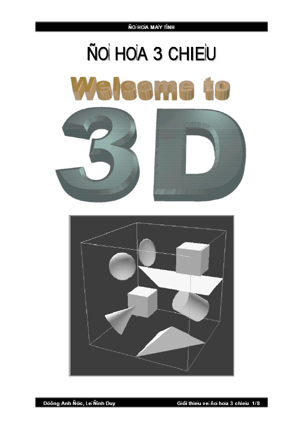 Đồ họa 3 chiều - 3D introduction