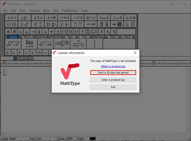 Chọn phiên bản muốn sử dụng