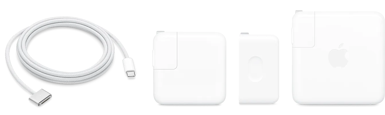 Kết nối MagSafe 3 và bộ sạc 30W chuẩn