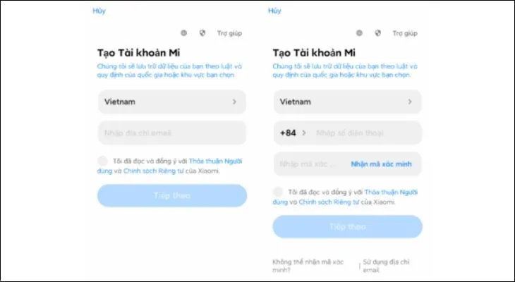 Người dùng thực hiện theo hướng dẫn như trong hình trên