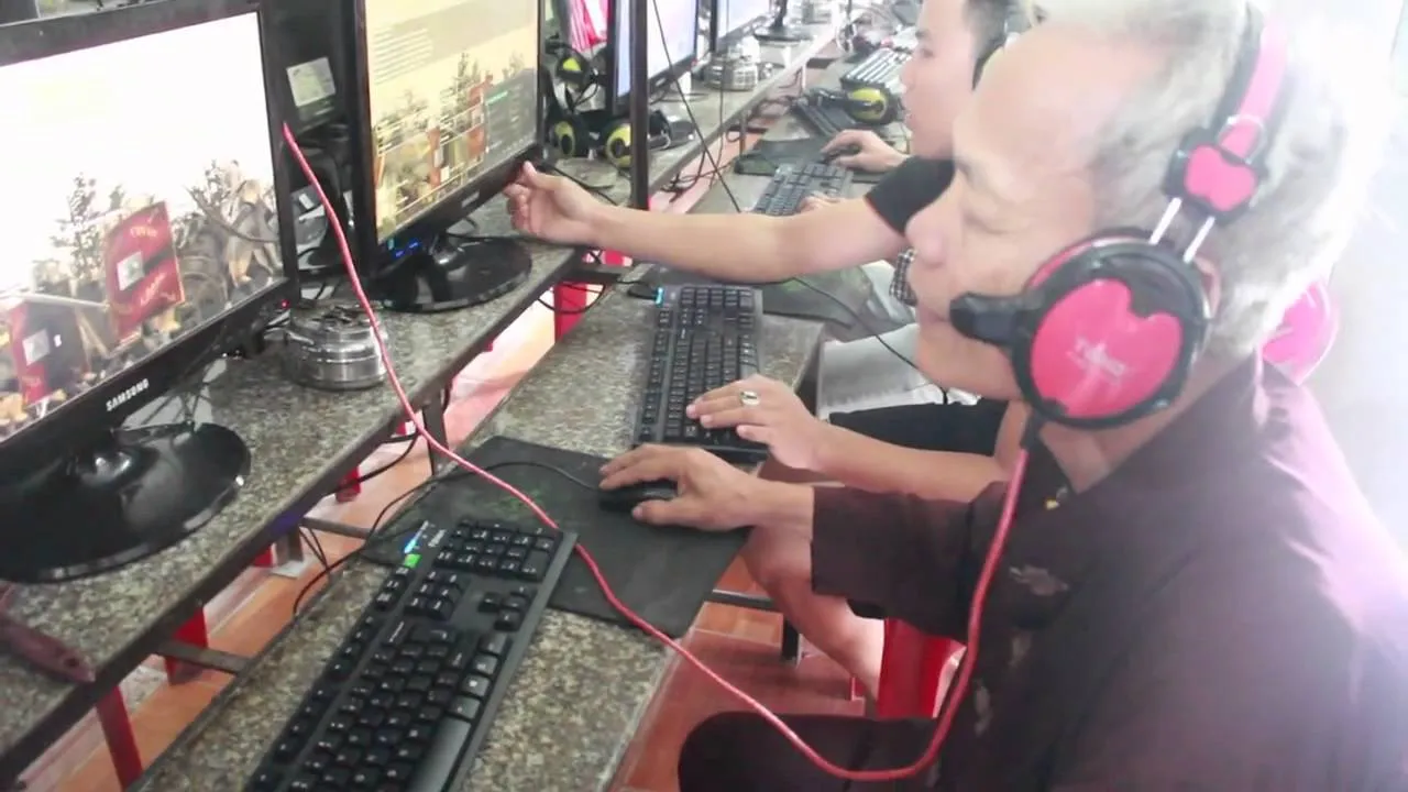 Minh họa bối cảnh chơi game đế chế kết nối qua mạng nội bộ LAN