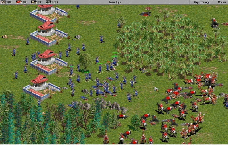 Giao diện chọn chế độ mạng trong game đế chế cổ điển