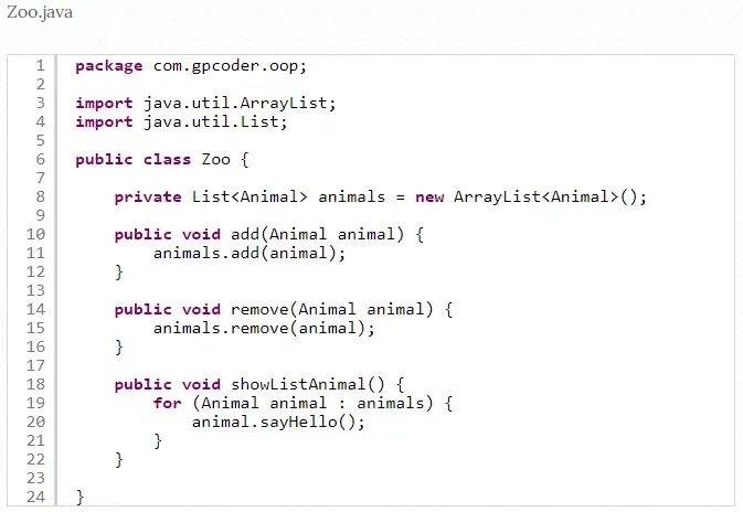 Giao diện interface và lớp trừu tượng trong Java