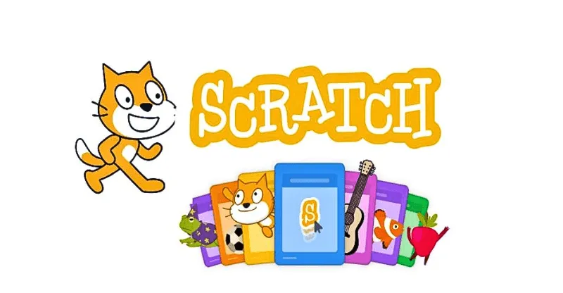 Giao diện lập trình kéo thả sinh động trên phần mềm Scratch