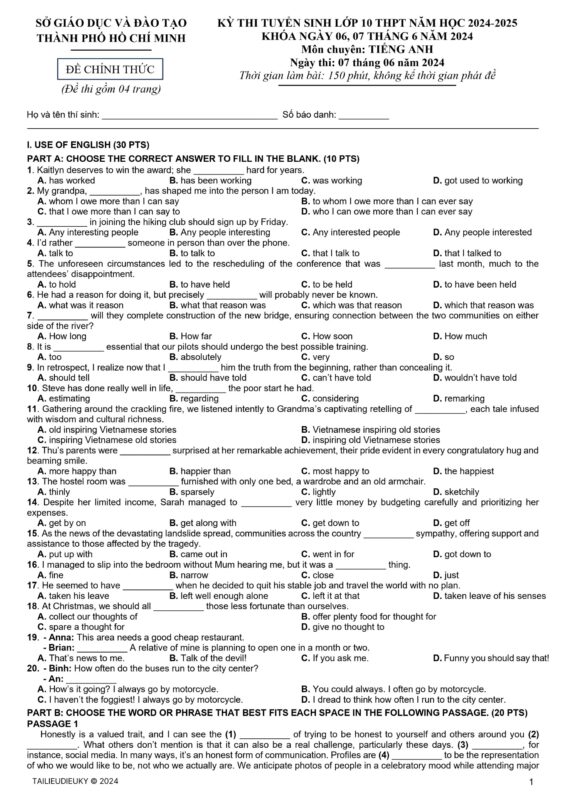 Đề Thi Tin Học Kì 1 Lớp 4: Bộ 13 Đề Tham Khảo Năm 2025-2026