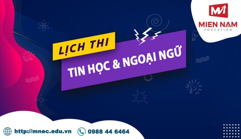 Lịch thi đề thi tin học cơ bản thực hành và ngoại ngữ mới nhất