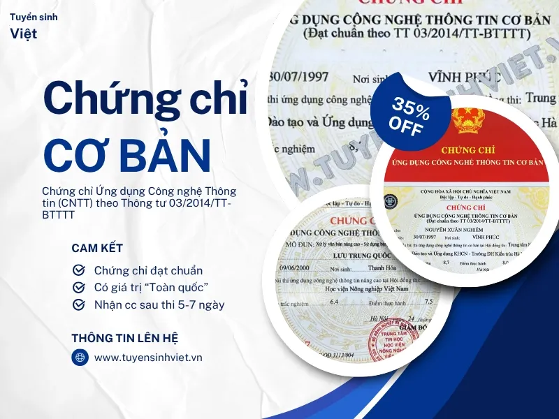allintitle:đề thi chứng chỉ tin học cơ bản và quy trình ôn luyện chuyên sâu