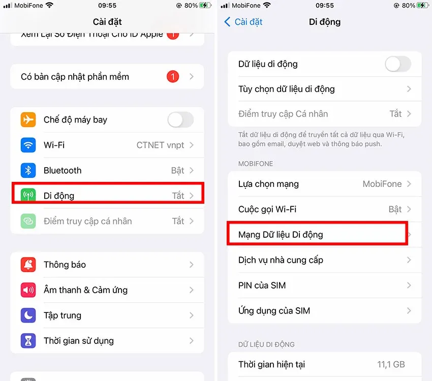 Thực hiện thay đổi điểm truy cập trên điện thoại iPhone một cách dễ dàng