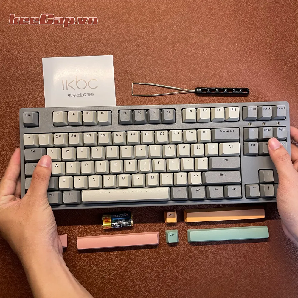 Bàn Phím Cơ Không Dây IKBC W200 TKL Gray