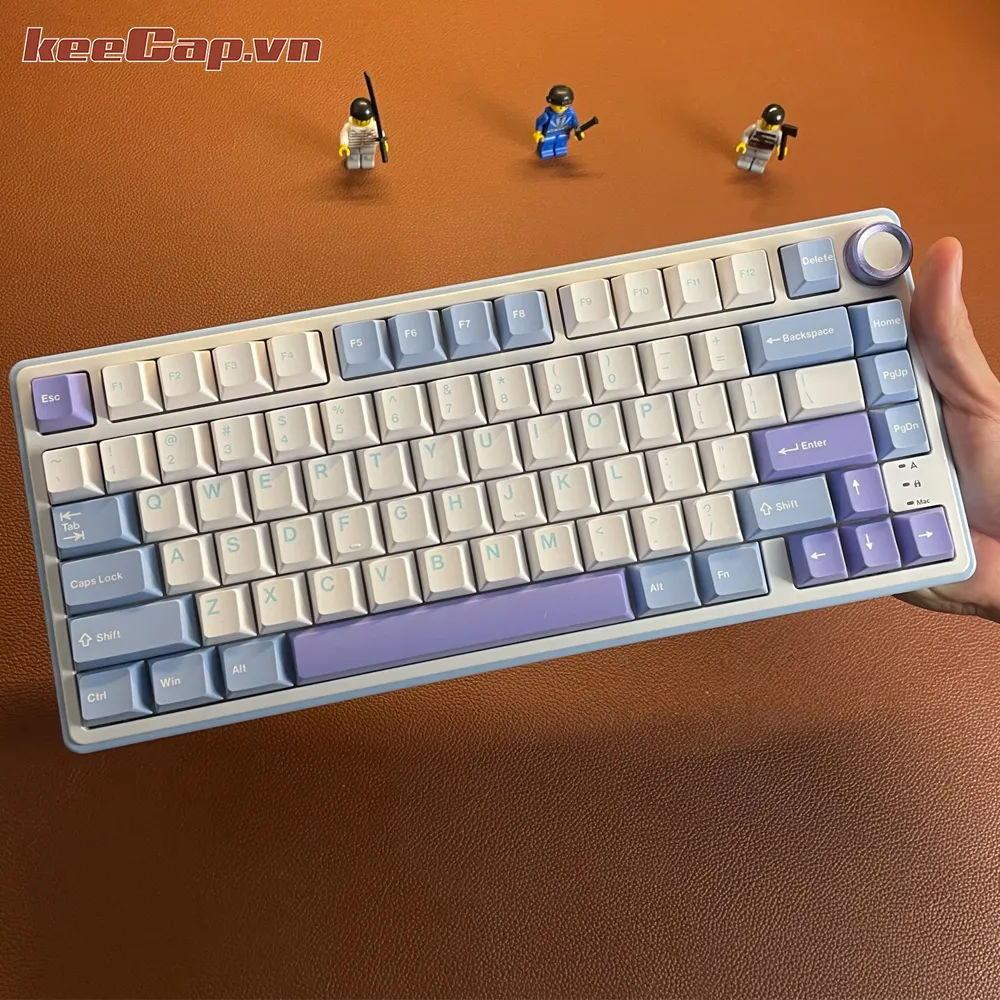 Bàn Phím Cơ Royal Kludge RK R75 Tím Sữa