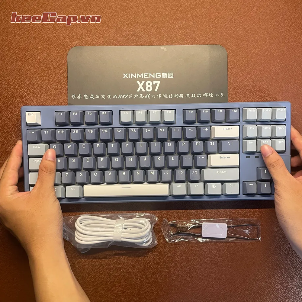 Bàn Phím Cơ Xinmeng X87 Blue Mixed