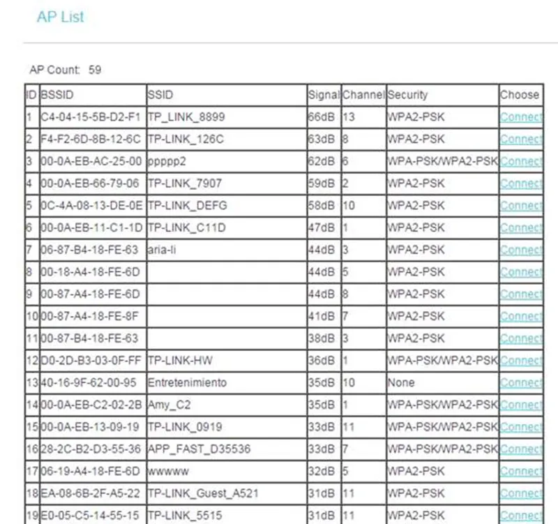 Quét mạng WiFi để tìm router chính