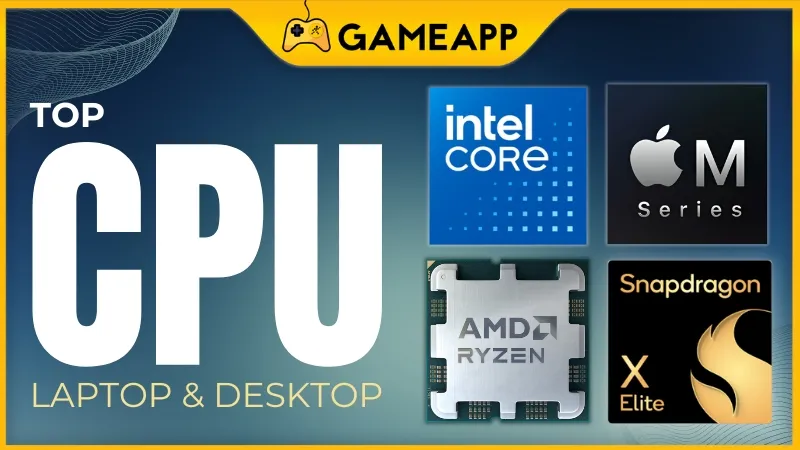 Bảng xếp hạng hiệu năng CPU Intel 2026 với các dòng Core i và Core Ultra