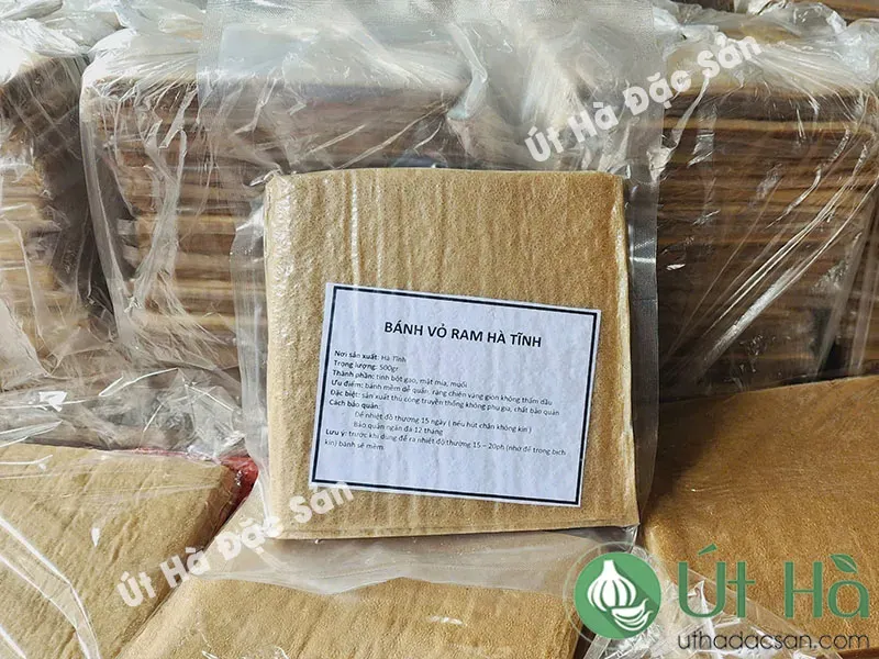 bánh vỏ ram hà tĩnh