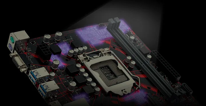 Minh họa lớp phủ chống ẩm đặc biệt trên dòng sản phẩm Expedition bảo vệ linh kiện khỏi ăn mòn