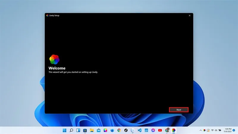 Các bước cấu hình ban đầu cho ứng dụng hình nền động