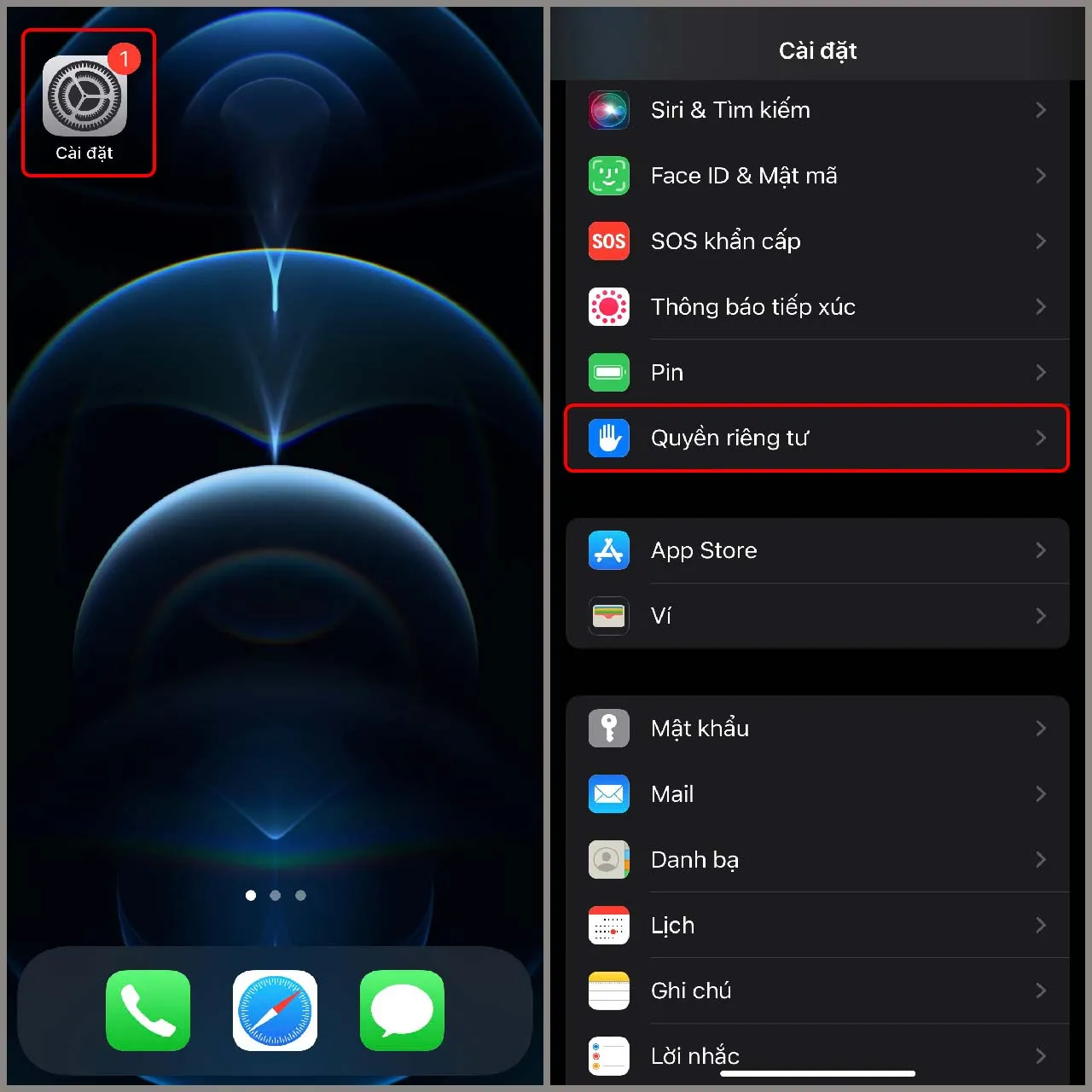 Cách chống trộm iPhone