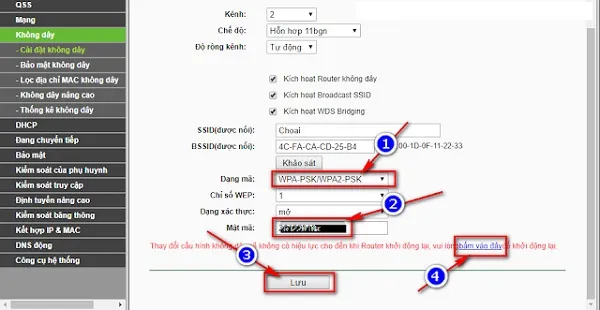 Nhập mật khẩu của wifi nguồn để thiết lập liên kết